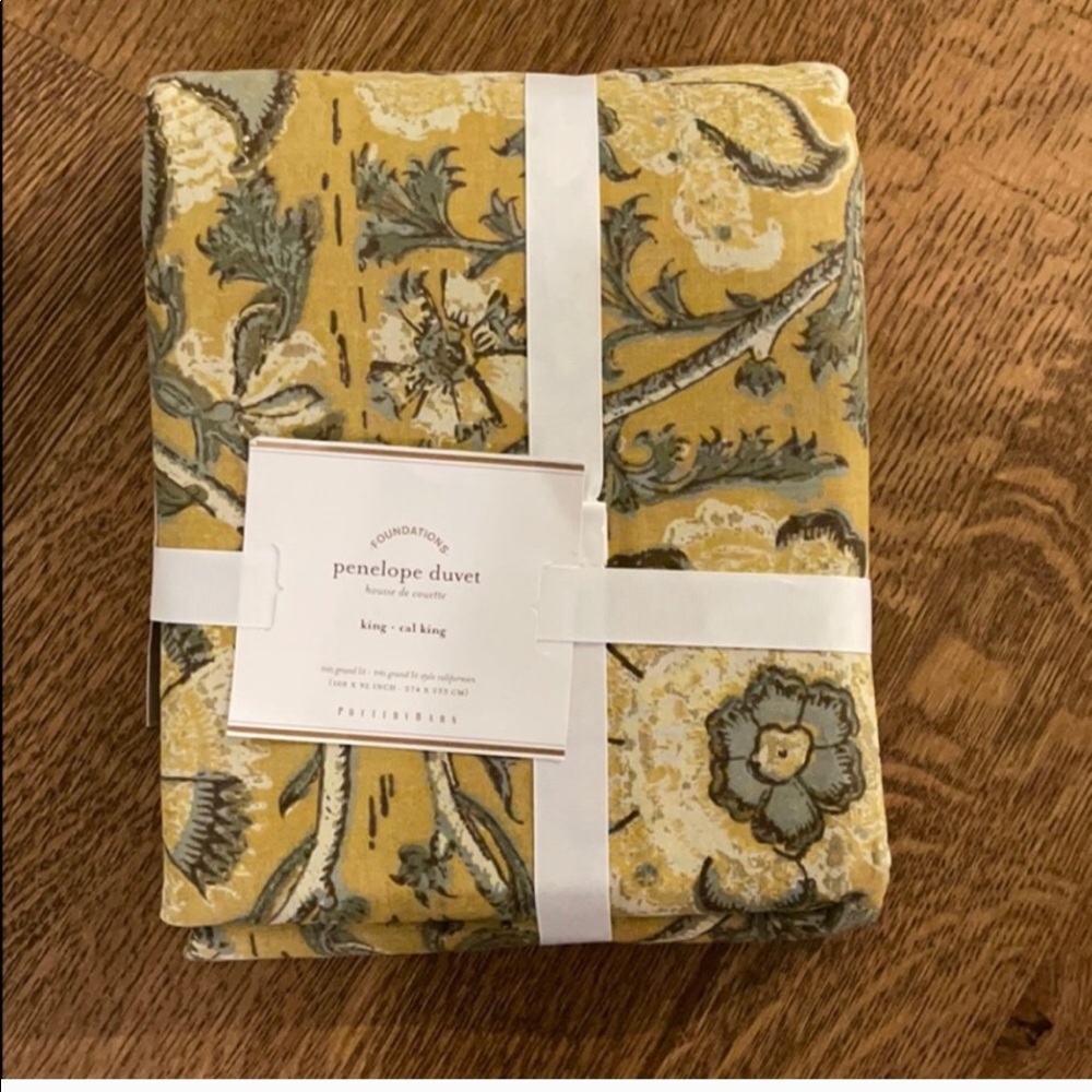 Pottery barn Cal king duvet cover No shams